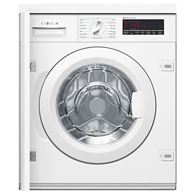 Bosch WIW28500GB Integrated Washing Machine, 8kg Load, A+++ Energy Rating, White Bosch WIW28500GB Integrated Washing Machine, 8kg Load, A+++ Energy Rating, White